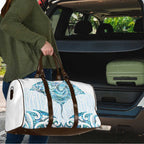 New Zealand Manta Ray Tattoo Travel Bag Aotearoa Maori Haehae Paua Shell - Aussie Hoodie