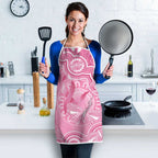 Australia Indigenous Apron Pink Ribbon Breast Cancer Butterfly Aboriginal - Aussie Hoodie
