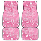 Australia Indigenous Car Mats Pink Ribbon Breast Cancer Butterfly Aboriginal - Aussie Hoodie
