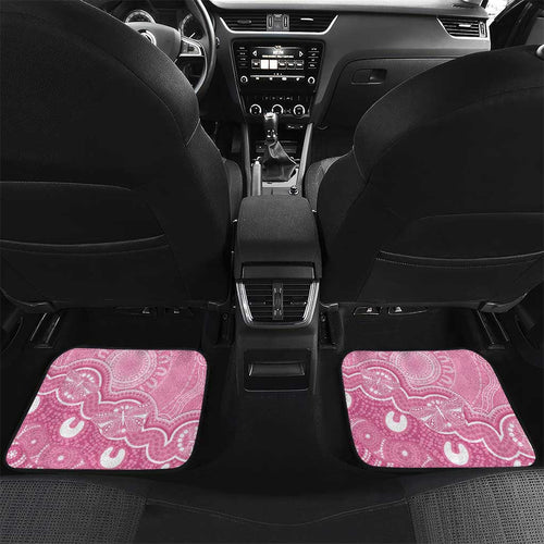 Australia Indigenous Car Mats Pink Ribbon Breast Cancer Butterfly Aboriginal - Aussie Hoodie