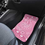 Australia Indigenous Car Mats Pink Ribbon Breast Cancer Butterfly Aboriginal - Aussie Hoodie