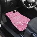 Australia Indigenous Car Mats Pink Ribbon Breast Cancer Butterfly Aboriginal - Aussie Hoodie