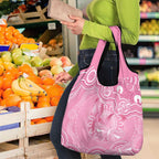 Australia Indigenous Grocery Bag Pink Ribbon Breast Cancer Butterfly Aboriginal - Aussie Hoodie