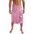 Australia Indigenous Lavalava Pink Ribbon Breast Cancer Butterfly Aboriginal - Aussie Hoodie