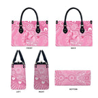 Australia Indigenous Leather Bag Pink Ribbon Breast Cancer Butterfly Aboriginal - Aussie Hoodie