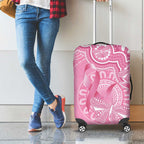Australia Indigenous Luggage Cover Pink Ribbon Breast Cancer Butterfly Aboriginal - Aussie Hoodie