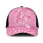 Australia Indigenous Mesh Trucker Cap Pink Ribbon Breast Cancer Butterfly Aboriginal - Aussie Hoodie