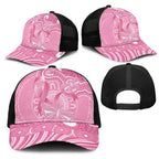 Australia Indigenous Mesh Trucker Cap Pink Ribbon Breast Cancer Butterfly Aboriginal - Aussie Hoodie