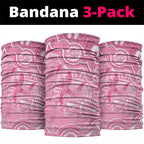 Australia Indigenous Neck Gaiter Pink Ribbon Breast Cancer Butterfly Aboriginal - Aussie Hoodie