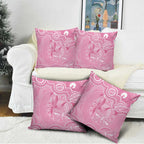 Australia Indigenous Pillow Cover Pink Ribbon Breast Cancer Butterfly Aboriginal - Aussie Hoodie