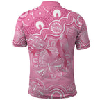 Australia Indigenous Polo Shirt Pink Ribbon Breast Cancer Butterfly Aboriginal - Aussie Hoodie