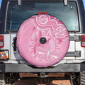 Australia Indigenous Spare Tire Cover Pink Ribbon Breast Cancer Butterfly Aboriginal - Aussie Hoodie