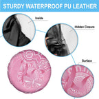 Australia Indigenous Spare Tire Cover Pink Ribbon Breast Cancer Butterfly Aboriginal - Aussie Hoodie