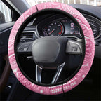 Australia Indigenous Steering Wheel Cover Pink Ribbon Breast Cancer Butterfly Aboriginal - Aussie Hoodie