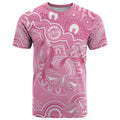 Australia Indigenous T Shirt Pink Ribbon Breast Cancer Butterfly Aboriginal - Aussie Hoodie