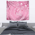 Australia Indigenous Tapestry Pink Ribbon Breast Cancer Butterfly Aboriginal - Aussie Hoodie