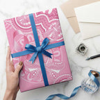 Australia Indigenous Wrapping Paper Pink Ribbon Breast Cancer Butterfly Aboriginal - Aussie Hoodie