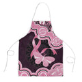 Australia Indigenous Apron Pink Ribbon Breast Cancer Butterfly Aboriginal Black - Aussie Hoodie