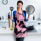 Australia Indigenous Apron Pink Ribbon Breast Cancer Butterfly Aboriginal Black - Aussie Hoodie