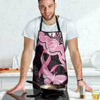 Australia Indigenous Apron Pink Ribbon Breast Cancer Butterfly Aboriginal Black - Aussie Hoodie