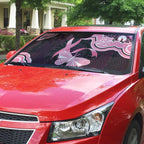 Australia Indigenous Auto Sun Shade Pink Ribbon Breast Cancer Butterfly Aboriginal Black - Aussie Hoodie