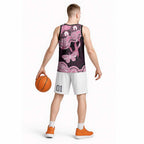 Australia Indigenous Basketball Jersey Pink Ribbon Breast Cancer Butterfly Aboriginal Black - Aussie Hoodie