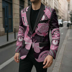 Australia Indigenous Blazer Pink Ribbon Breast Cancer Butterfly Aboriginal Black - Aussie Hoodie