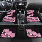 Australia Indigenous Car Mats Pink Ribbon Breast Cancer Butterfly Aboriginal Black - Aussie Hoodie