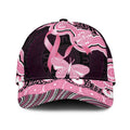 Australia Indigenous Classic Cap Pink Ribbon Breast Cancer Butterfly Aboriginal Black - Aussie Hoodie
