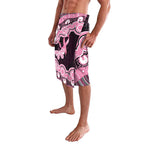 Australia Indigenous Lavalava Pink Ribbon Breast Cancer Butterfly Aboriginal Black - Aussie Hoodie