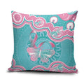 Hereditary And Gynecologic Cancer Awareness Pillow Cover Teal Pink Ribbon Aboriginal Art - Aussie Hoodie