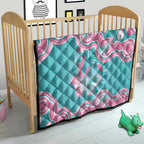 Hereditary And Gynecologic Cancer Awareness Quilt Teal Pink Ribbon Aboriginal Art - Aussie Hoodie