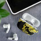 Yellow Ribbon Sarcoma Awareness Month AirPods Case Aboriginal Art - Aussie Hoodie