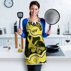 Yellow Ribbon Sarcoma Awareness Month Apron Aboriginal Art - Aussie Hoodie