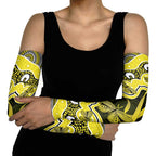 Yellow Ribbon Sarcoma Awareness Month Arm Sleeves Aboriginal Art - Aussie Hoodie