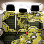 Yellow Ribbon Sarcoma Awareness Month Back Car Seat Cover Aboriginal Art - Aussie Hoodie