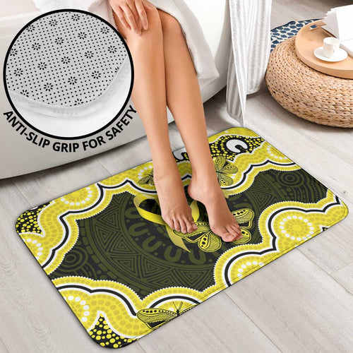 Yellow Ribbon Sarcoma Awareness Month Bathroom Set Aboriginal Art - Aussie Hoodie