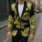 Yellow Ribbon Sarcoma Awareness Month Blazer Aboriginal Art - Aussie Hoodie