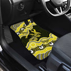 Yellow Ribbon Sarcoma Awareness Month Car Mats Aboriginal Art - Aussie Hoodie
