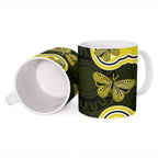 Yellow Ribbon Sarcoma Awareness Month Ceramic Mug Aboriginal Art - Aussie Hoodie