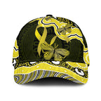 Yellow Ribbon Sarcoma Awareness Month Classic Cap Aboriginal Art - Aussie Hoodie
