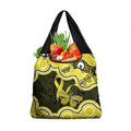 Yellow Ribbon Sarcoma Awareness Month Grocery Bag Aboriginal Art - Aussie Hoodie