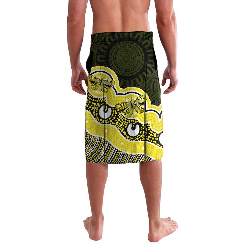 Yellow Ribbon Sarcoma Awareness Month Lavalava Aboriginal Art - Aussie Hoodie