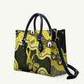 Yellow Ribbon Sarcoma Awareness Month Leather Bag Aboriginal Art - Aussie Hoodie