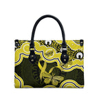 Yellow Ribbon Sarcoma Awareness Month Leather Bag Aboriginal Art - Aussie Hoodie