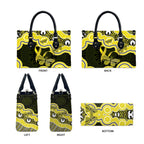 Yellow Ribbon Sarcoma Awareness Month Leather Bag Aboriginal Art - Aussie Hoodie