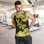 Yellow Ribbon Sarcoma Awareness Month Men Tank Top Aboriginal Art - Aussie Hoodie