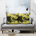 Yellow Ribbon Sarcoma Awareness Month Pillow Cover Aboriginal Art - Aussie Hoodie