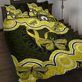 Yellow Ribbon Sarcoma Awareness Month Quilt Bed Set Aboriginal Art - Aussie Hoodie
