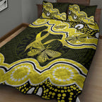 Yellow Ribbon Sarcoma Awareness Month Quilt Bed Set Aboriginal Art - Aussie Hoodie
